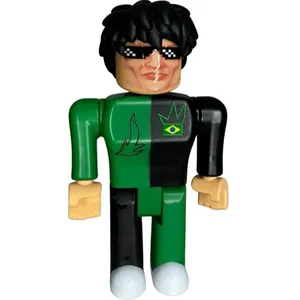 Boneco Articulado Lucas On 20cm 5 Pontos de Articulação Creativeblox Algazarra Brinquedos Boneco Articulado Lucas On 20cm Creativeblox Algazarra Brinquedos