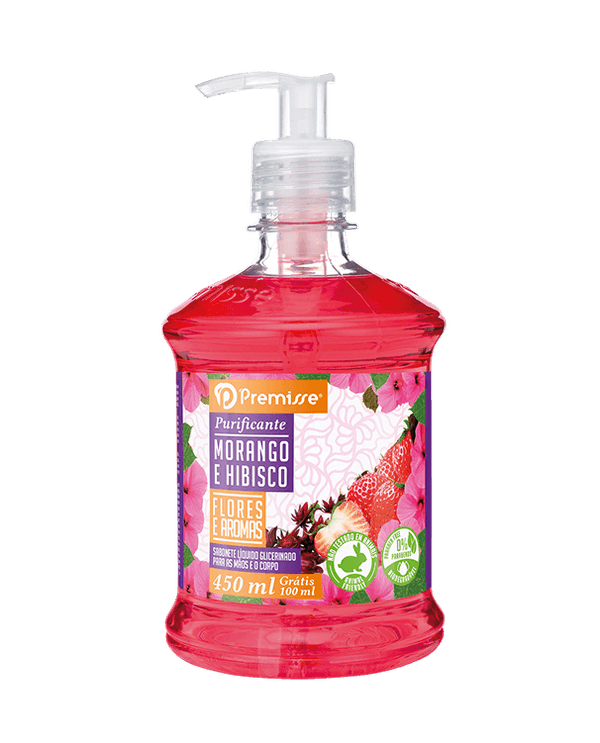 Sab Premisse Liq Morango E Hibisco 450Ml