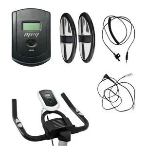 Painel Visor Cardíaco Kit Hand Grip e Cabo para Bicicleta Spinning SU-CONTR Preto AB Mídia Painel Visor Cardíaco com Hand Grip Bicicleta Spinning SU-CONTR Preto AB Mídia