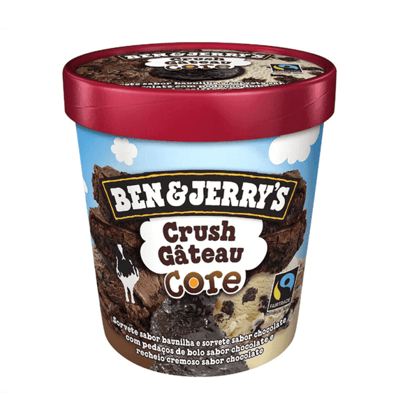 Sorvete Ben&Jerry's Crush Gateau Core 458ml