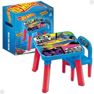 Mesa de Atividades - Com Cadeira - Hot Wheels - Fun
