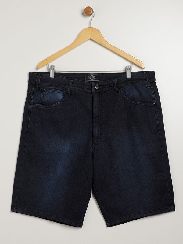 Bermuda Jeans Vilejack Plus Size Masculino AZUL 58