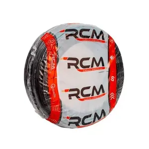Cabo Flexível 750v 10,00mm Rolo De 100m Rcm Preto
