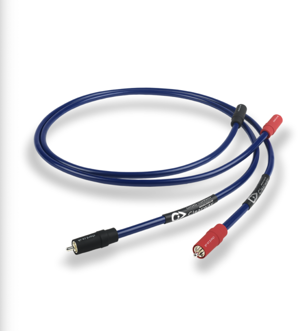 Cabo Analógico Hi-fi Chord Clearway Rca X Rca 1 Mt ( Par )
