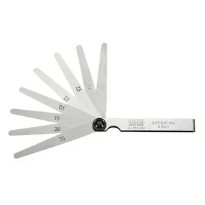 Calibre de folga 20L 0,05-1mm 100 mm - Gedore