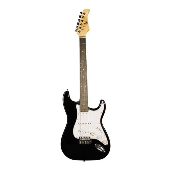 Guitarra Elétrica J&F Preta STBK (MP)