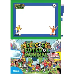 Livro Seleções do Futebol Mundial - Escreva E Apague 22703 - Magic