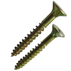 Parafuso para Aglomerado com Cabeça Chata PHS 4,0x20 com Cartela 20 Peças - PAG089 - FOXMIX