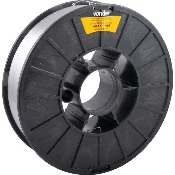 Arame MIG 0,8mm Carretel com 5kg sem Gás - VONDER