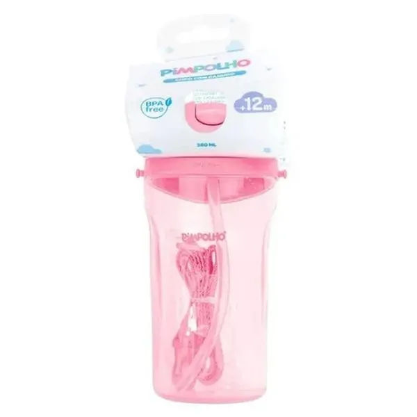 Copo Infantil Pimpolho 380ml Rosa 96731 (MP)