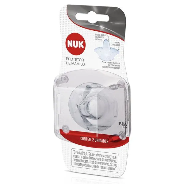 Protetor Seios Nuk Silicone com Estojo