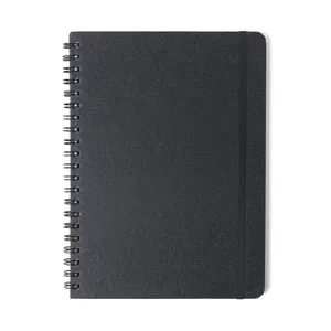 Caderno Universitário 1x1 80 Folhas Capa Dura Clássica Preta