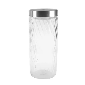 Pote Maresias Vidro com Tampa Metal 2200ml 230321 - Almix