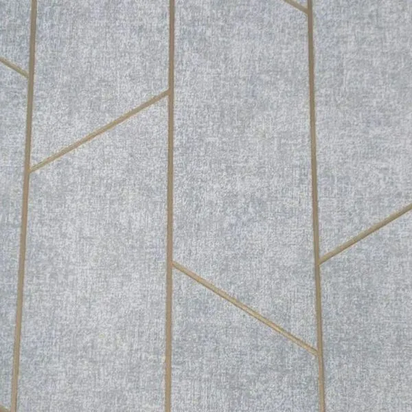 Papel De Parede Santorini Geométrico Cinza Sn64