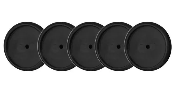 Discos Com Elástico G Preto Para Caderno Inteligente