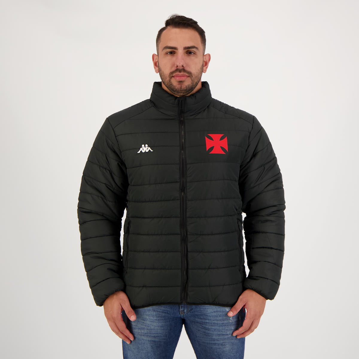 Parka Kappa Vasco Preta
