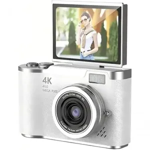 Câmera Digital Genérico A-15 4K Ultra HD 48MP com Tela LCD Giratória 180 graus Zoom 8X Flash LED e Bateria Recarregável Câmera Digital Genérico A-15 4K Ultra HD 48MP com Tela LCD Giratória 180 graus Zoom 8X e Flash LED