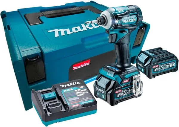 Parafusadeira com impacto 1/4" bateria 40 V 220 V~ TD001GD201 - MAKITA