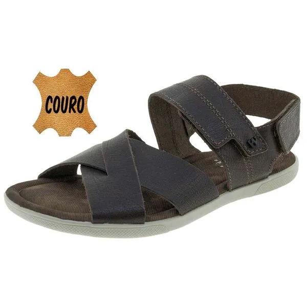 Sandália Masculina Reynolds West Coast - 129952 CAFÉ/BEGE 39