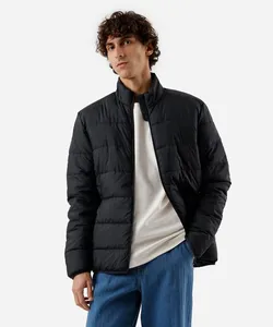 jaqueta puffer masculina preta M