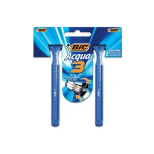 Aparelho de Barbear Descartável Bic Acqua 3 2 Unidades