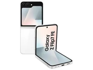 Smartphone Samsung Galaxy Z Flip7 FE 128GB Branco 5G 8GB RAM Tela 6,7" Câm. Dupla de 50MP Galaxy AI