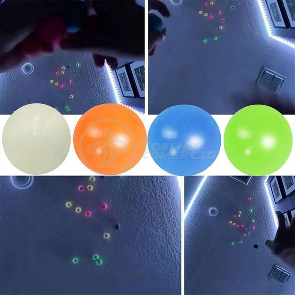 Toy Bolinha Globble Anti Luminosa Fluorecente