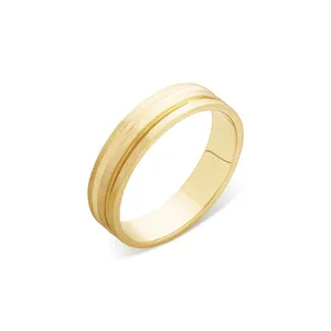 Aliança Especial de Casamento em Ouro 18K - 4,9mm Perfil Reto Aliança Especial de Casamento em Ouro