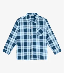 Camisa Infantil Manga Longa Trick Nick Azul 6