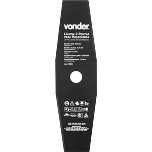 Lâmina de 2 pontas para roçadeiras, 330 mm x 25,4 mm - VONDER