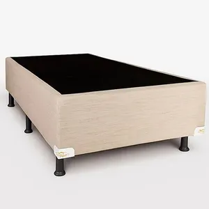Base Cama Americana Universal Solteiro 88x188x39 Bege