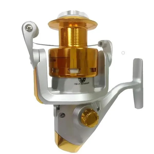 Molinete Pesca Profissional Dourado 12 Rolamentos Ambidestro