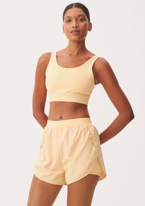 Shorts Esportivo Feminino Runner Texturizado - Laranja M