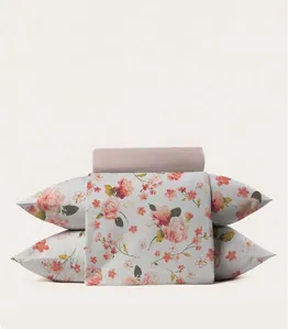Jogo De Cama 3 Peças Supercal Solteiro Corttex Rosa UN / Rosa