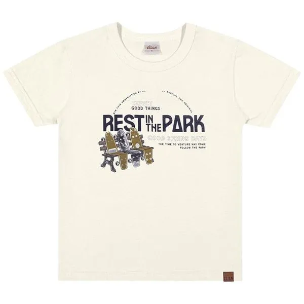 Camiseta Infantil Elian 4 Natural (MP)