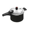 Panela de Pressão Panelux com Fechamento Externo Antiaderente Preta 4,5L