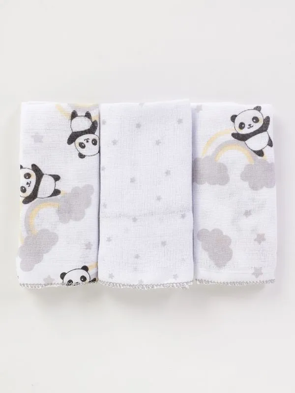 Babete Infantil Para Bebê - CINZA