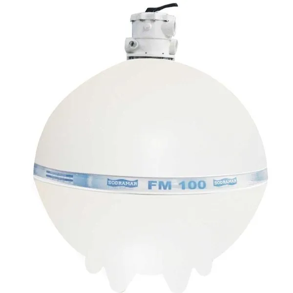 Filtro para Piscina FM-100 Até 313.000L Polietileno Rotomoldado Anticorrosivo Sodramar Filtro para Piscina FM-100 Até 313.000L Anticorrosivo Sodramar