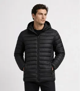 Jaqueta Masculina Puffer Com Capuz All Free Preto P