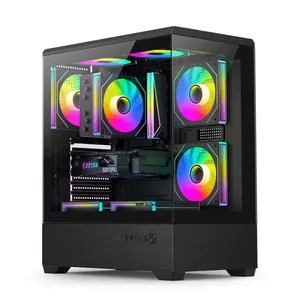 Gabinete Gamer Darkflash C365 E-ATX Lateral de Vidro ARGB Preto