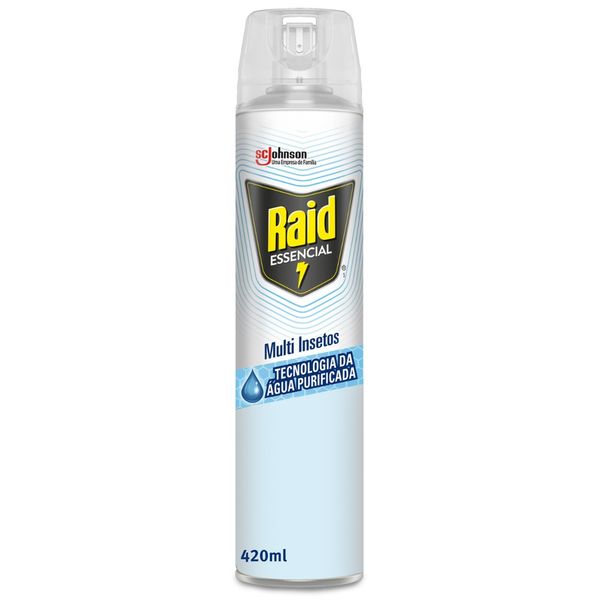 Inseticida Aerossol Raid Multi-insetos Á Base De Água Leve Mais Pague Menos 420ml Inseticida Aerossol Raid Multi-insetos Base Água Leve Mais Pague Menos 420ml