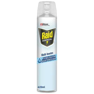 Inseticida Aerossol Raid Multi-insetos Á Base De Água Leve Mais Pague Menos 420ml Inseticida Aerossol Raid Multi-insetos Base Água Leve Mais Pague Menos 420ml