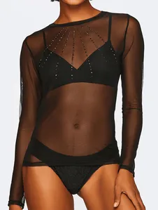 Blusa Manga Longa Shine PRETO P