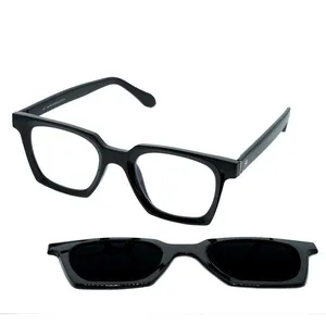 Óculos Clipon Hit, modelo 4 8023, cor Preta