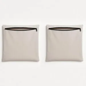 KIT 2 Capa de Almofada 42cm Decorativa Suede Sofá Poltrona