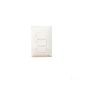 Interruptor One Touch 4x2 PAD paralelo triplo branco ON