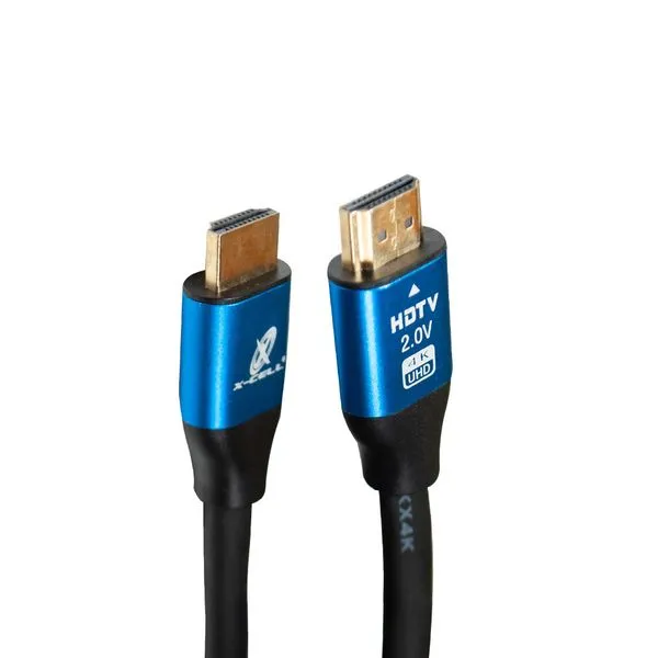 Cabo HDMI 2.0v 4k Ultra HD 3m Emborrachado Preto XC4K3 - X-cell