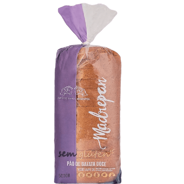 Pão Madrepan Batata Doce Sem Glúten 500g
