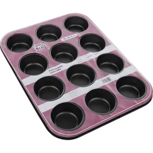 Forma para Cupcake com 12 Cavidades Antiaderente Bakery Cazza
