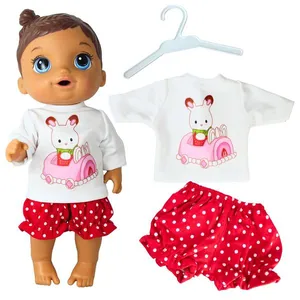 KIT ROUPA BONECA PARA BABY ALIVE - FAMILIA SYLVANIA - 3 PÇS